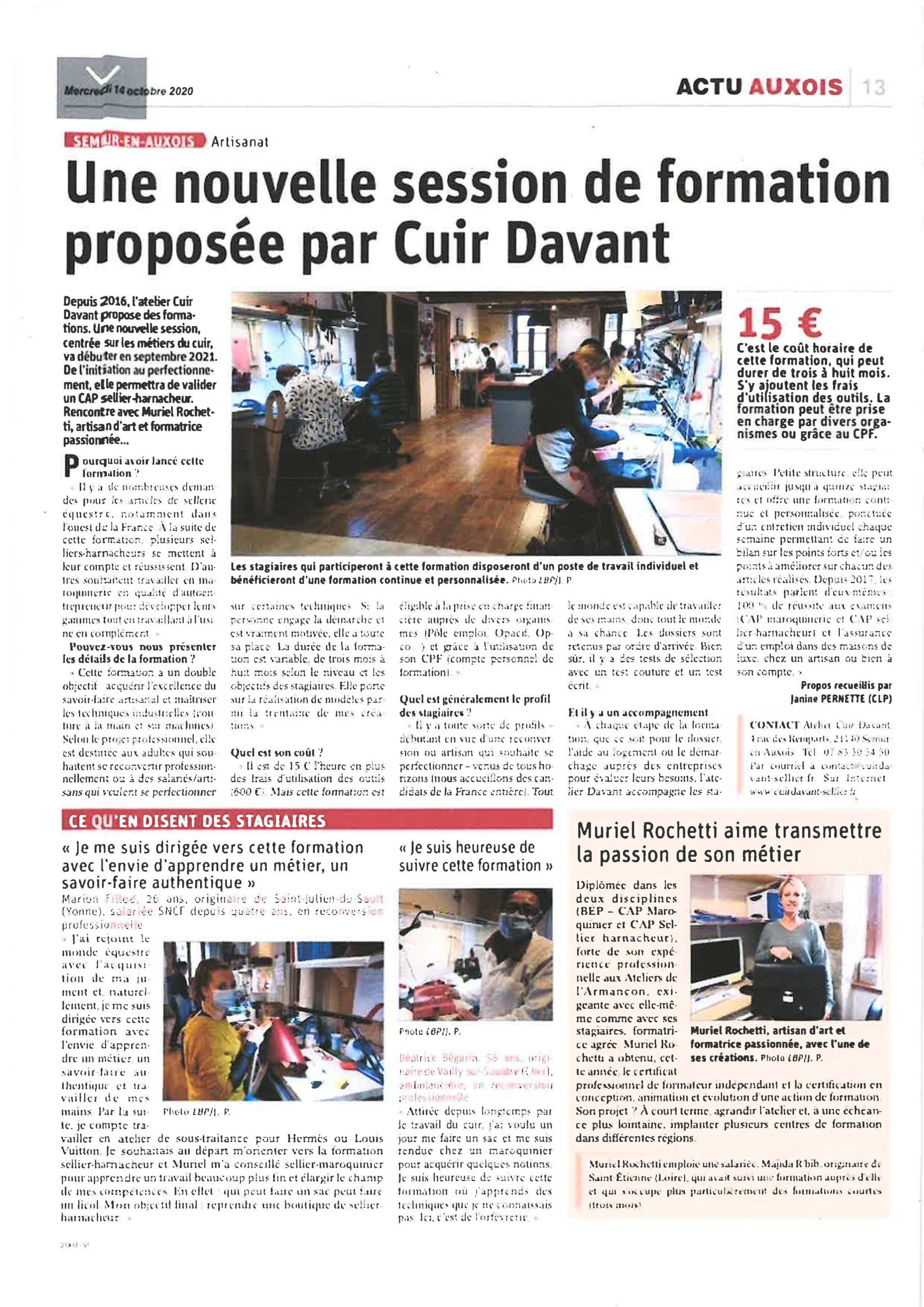 Le Bien Public, 14 octobre 2020 - 0294_001_Page_3
